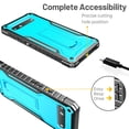 thumbnail image 5 of FITO For Google Pixel 6A Case, Phone Case with Screen Protector and Kickstand (Blue), 5 of 8