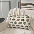 thumbnail image 5 of Honeii Cute Armadillo Pattern Decorative Throw Pillow Case - Elevate Your Couch, Sofa, or Bed with Stylish Home Decor-16"x24", 5 of 6