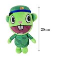 thumbnail image 1 of 20-28cm Happy Tree Friends muñeco de peluche de dibujos animados Anime juguetes de peluche Flakey Flippy almohada suave decoración de la habitación muñeca regalo para niños niñas, 1 of 5