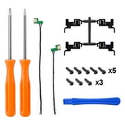 eXtremeRate Clicky Hair Trigger Kit LT RT Shoulder Buttons, Custom Flashshot Trigger Stop Flex Cable for Xbox Core Wireless Controller