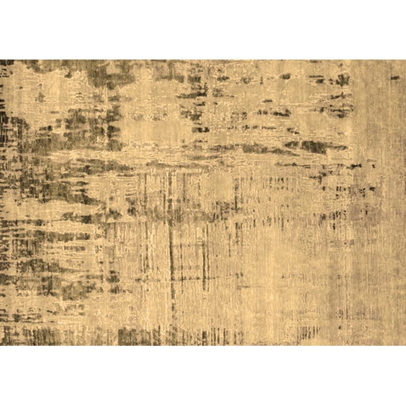 Ahgly Company Indoor Rectangle Oriental Brown Industrial Area Rugs, 6' x 9'