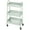 Green, variant on MCQ 3 Tier Metal Rolling Storage Cart, Mobile Shelving Unit Organizer with Lockable Wheels for Office, Bathroom, Kitchen, Laundry Room, Pink