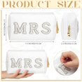 thumbnail image 3 of Zapatillas Xtinmee con inicial de boda personalizada para novia MRS, 3 of 6