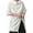 White, variant on INCERUN Men's Half Sleeve Split Hem Shirts Hip Hop Streetwear Oversized Tops