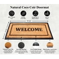 thumbnail image 7 of A1HC 24"x48" Heavy-Duty Rubber & Coir Welcome Mat with Non-Slip Backing for Indoor/Outdoor Use, 7 of 7