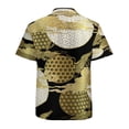thumbnail image 3 of High Quality Hawaiian Shirts for Men Short Sleeve Aloha Beach Shirt Floral Summer Casual Button Down Shirts Blouses OCBOX4, 3 of 7