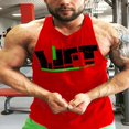 thumbnail image 4 of Summer Workout Tank Tops for Men with Sleeveless Design and Letter Print, 4 of 8