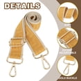 thumbnail image 3 of Correa de bolso Uxcell ajustable, correas de bolso cruzadas, correa ancha para el hombro, cinturón de reemplazo universal para bolsos de mujer, amarillo, 3 of 6