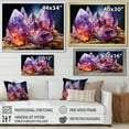 thumbnail image 4 of Designart "Harmonic Multicolor Quartz" Spiritual Stone Floater Framed Canvas Wall Art, 4 of 5