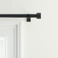 thumbnail image 5 of Mainstays 3/4" Matte Black End Cap Adjustable Single Curtain Rod Set, 30-84", 5 of 9