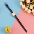 thumbnail image 3 of Relojes para Mujer,Reloj de Pulsera analógico con Correa de PU de Moda para Mujer(Negro) Ecomeon no, 3 of 5