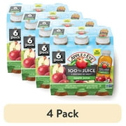 (4 pack) 6pk 10oz Apple Juice 100%