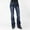 Dark Blue, variant on Otvok Womens Denim Jeans Embroidery Stretch Button Straight Full Length Pants