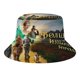 thumbnail image 1 of El Mago de la Ciudad Esmeralda Sombrero bucket para adultos, gorra de protección solar, sombrero de pescador plegable para viajes al aire libre, pesca y actividades de verano, 1 of 6