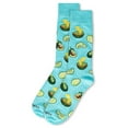 thumbnail image 3 of MeMoi Men's Avocado Bamboo Crew Socks - Mens - Male, 10-13, Seafoam, 3 of 3