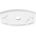 thumbnail image 2 of 14"W x 9 3/8"H x 2"ID x 7 1/2"C x 1"P Kailey Architectural Grade PVC Contemporary Ceiling Medallion, 2 of 11