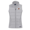 thumbnail image 2 of Women's Cutter & Buck  Gray Syracuse Orange Vault Evoke Hybrid Eco Softshell Recycled Full-Zip Vest, 2 of 3