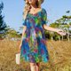 thumbnail image 4 of Vestido de manga corta para mujeres con intolerancia alimentaria/intolerante a la lactosa. Ropa para mujeres, vestidos largos, vestidos de fiesta., 4 of 7