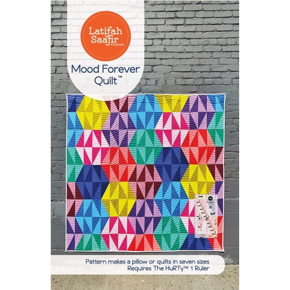Mood Forever Quilt Pattern for Baby to King Size Quilts by Latifah Saafir