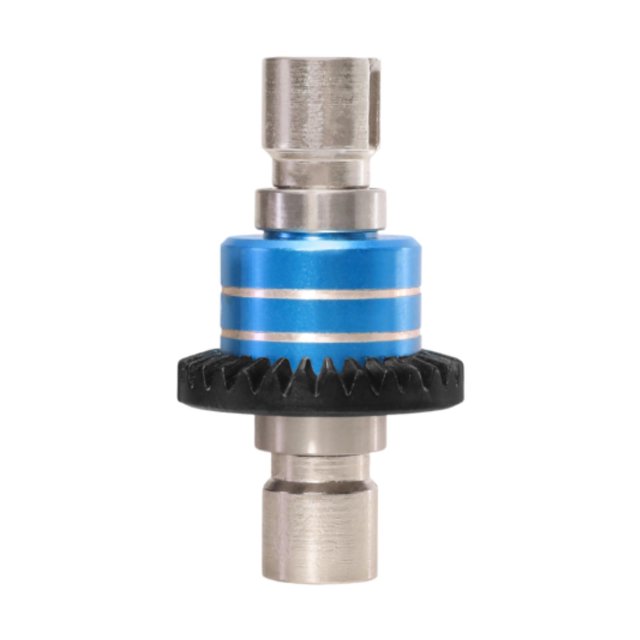 Diferencial de automóvil RC, actualización resistente de Diff, metal fácil de instalar accesorios para automóviles de control remoto para Azul