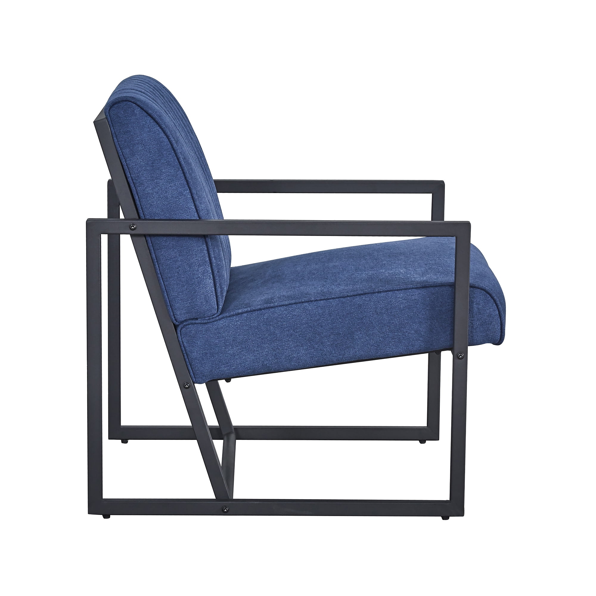 Kadyn Arm Chair, Single Sofa Chairs for Bedroom, Fabric Armchair for Living Room, Blue