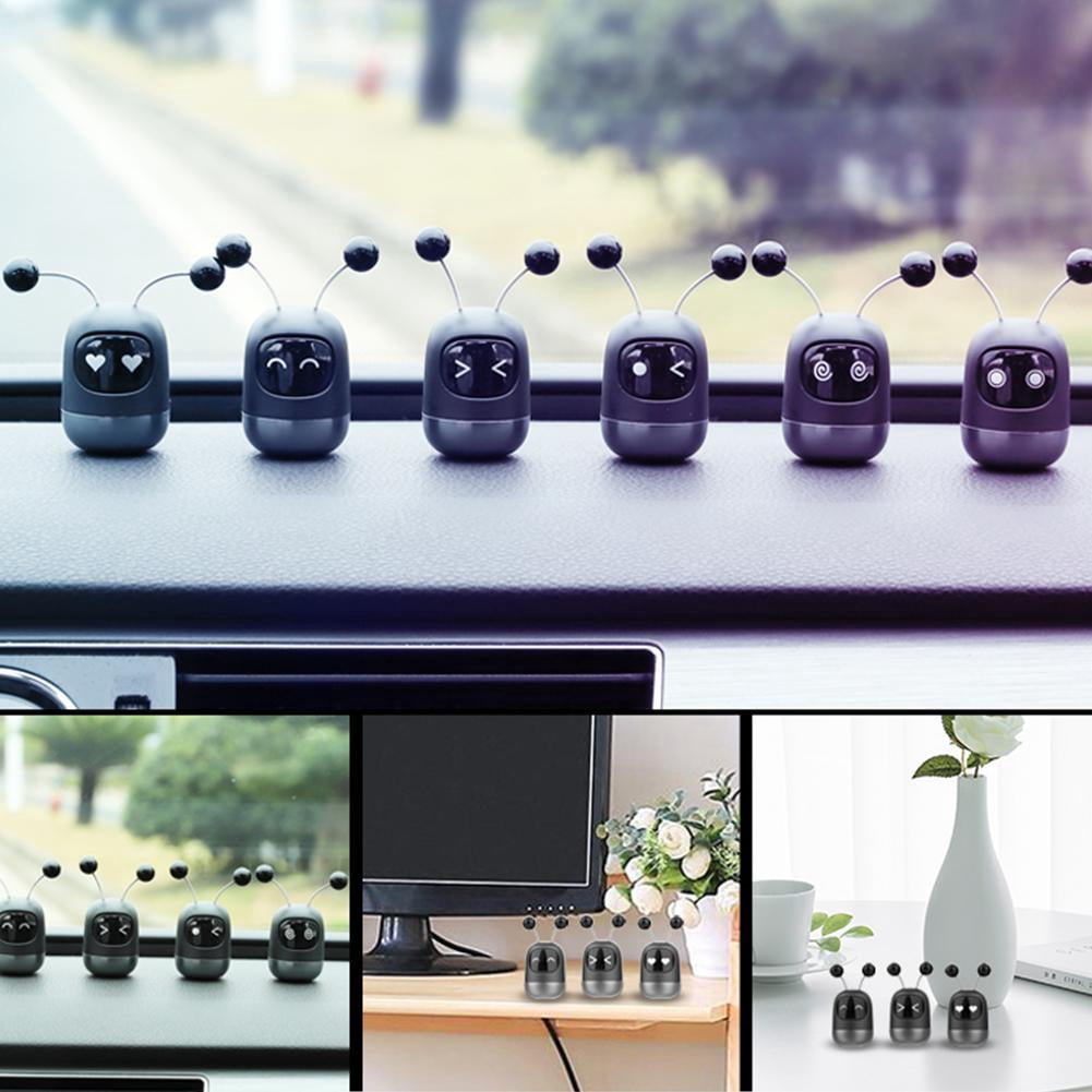 Cute Robot Car Air Freshener Air Aromatherapy Condition Clip Diffuser Auto Air Vent Mount Clip Girl Car Accessories Car Perfume