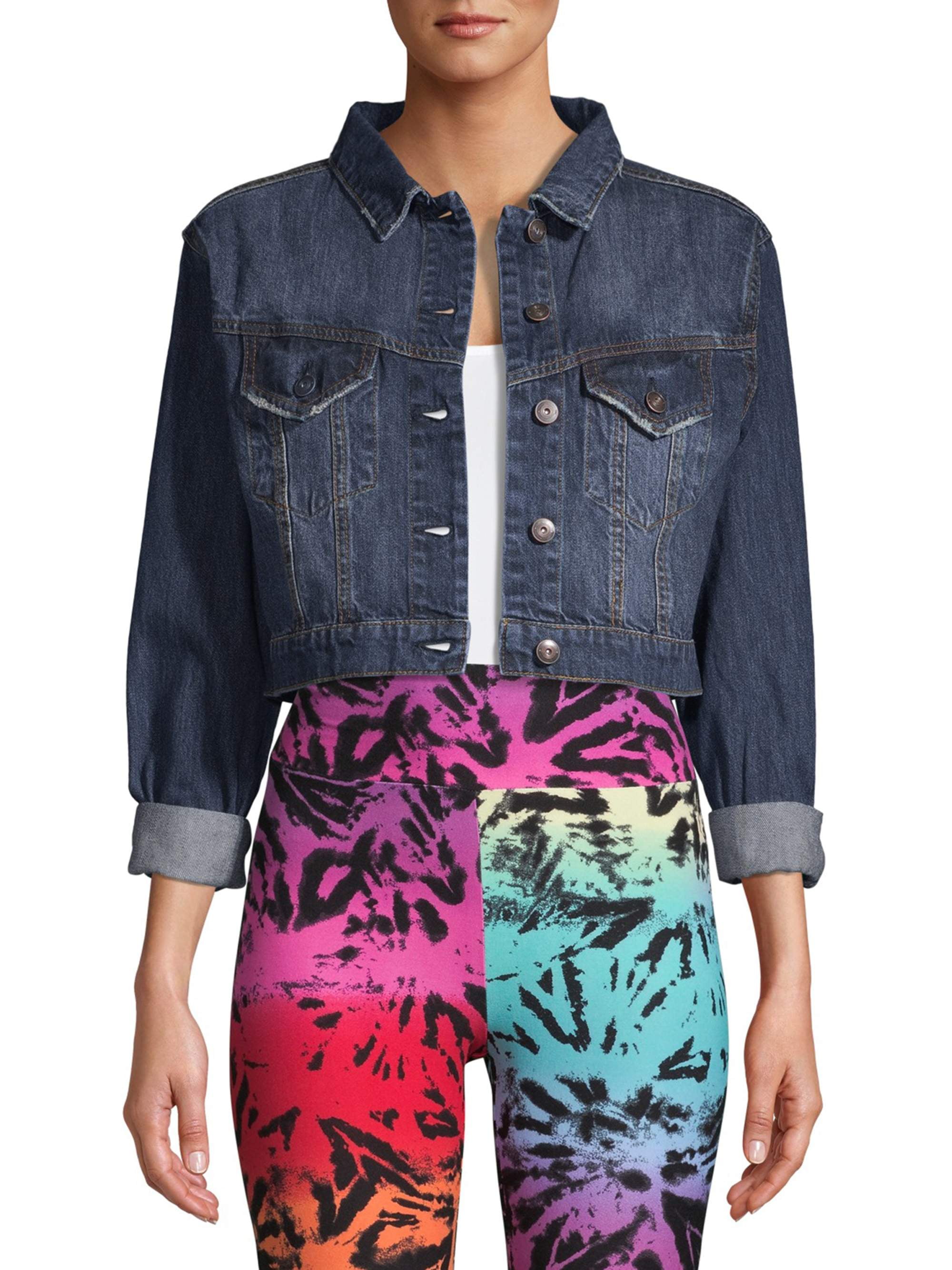 No Boundaries Juniors Denim Jacket 