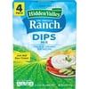 Hidden Valley Original Ranch Dips Mix, Gluten Free, Keto-Friendly - 4 Packets