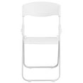 thumbnail image 5 of BizChair 6 Pack 500 lb. Capacity Heavy Duty White Plastic Folding Chair with Built-in Ganging Brackets, 5 of 14