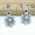 thumbnail image 4 of U8MO 20/50/100X Mini Flowers Tibetan Silver Charms Pendants for Jewelry Making 12*9mm-100pcs, 4 of 5