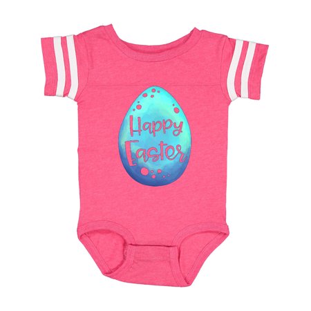 

Inktastic Happy Easter Blue Easter Egg Gift Baby Boy or Baby Girl Bodysuit