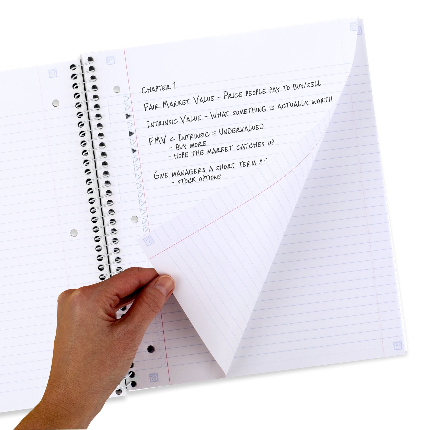 Five Star Butterflies Notebook Plus Study App, 1 Subject, College Ruled, 8.5" x 11"