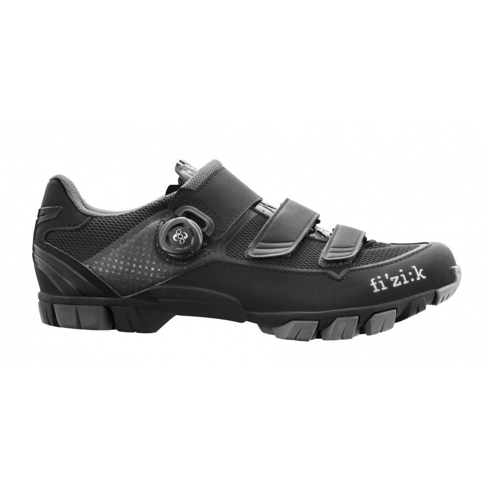 Size 38 Black/Dark Grey R5B Uomo Men's Shoe w/BOA 