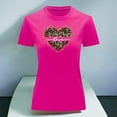 thumbnail image 3 of Playera Blusa Con Impresion De Corazon Love Animal Print Color Fucsia Talla Mediana Marca Emil SaEs, 3 of 4