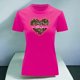 thumbnail image 3 of Playera Blusa Con Impresion De Corazon Love Animal Print Color Fucsia Talla Mediana Marca Emil SaEs, 3 of 4
