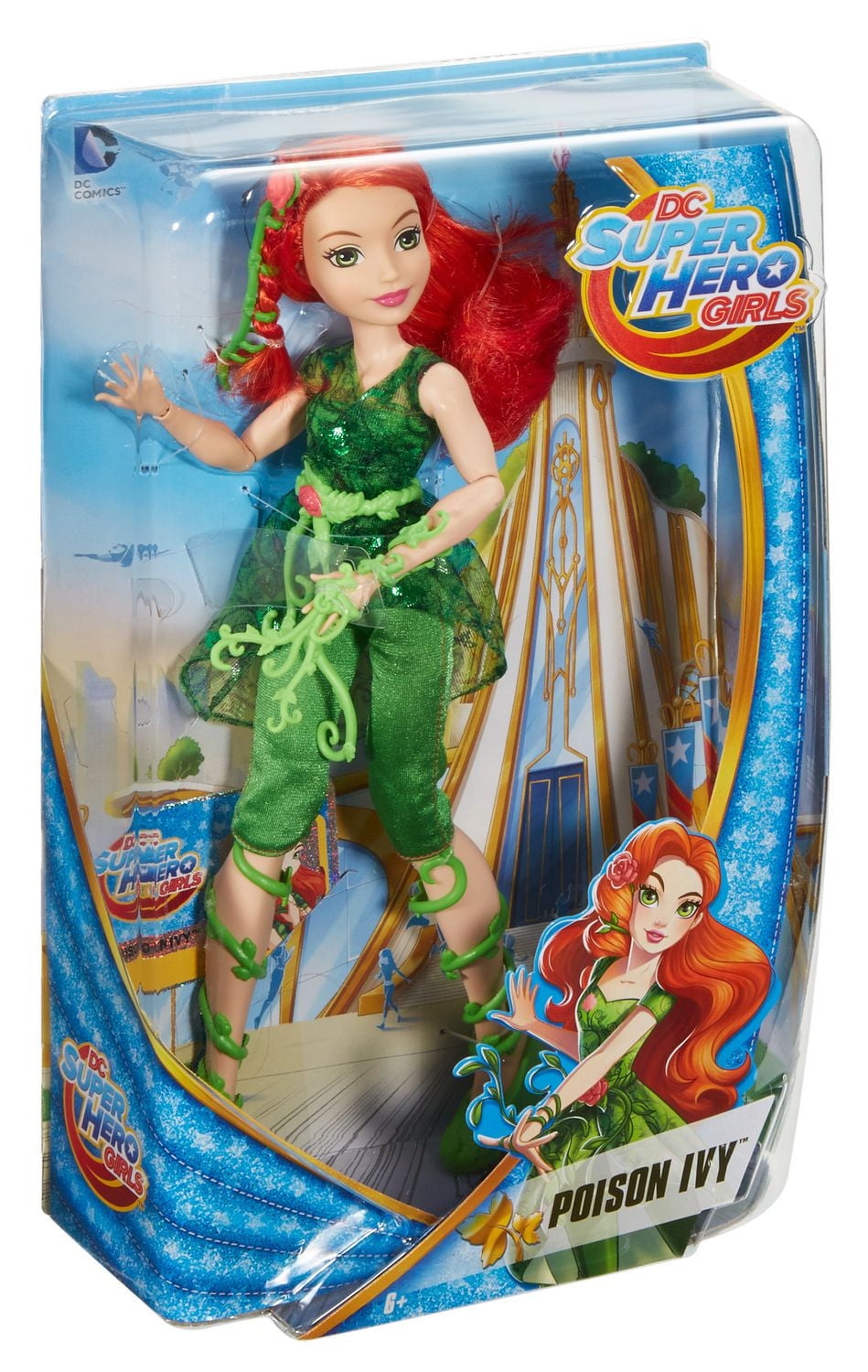 DC Super Hero Girls Poison Ivy Action Doll, 12"