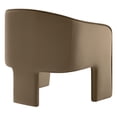 thumbnail image 6 of Armchair Chair, Gray, Velvet, Living Room Lounge Cafe Lobby Hospitality Restaurant, Modern Contemporary, HB37606, 6 of 9