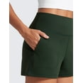 thumbnail image 4 of CRZ YOGA  Butterlift Linerless Shorts for Women 3" High Waisted Yoga Casual Lounge Workout with Pockets, 4 of 4