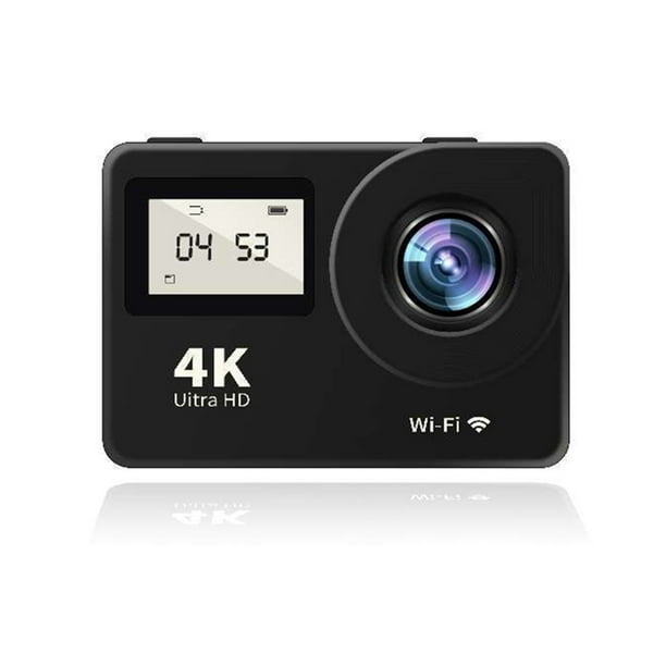 Action Camera 4K WiFi Ultra HD Cam Waterproof Diving with Control - Walmart.com