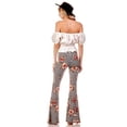 thumbnail image 2 of SWEETKIE Boho Flare Pants, Elastic Waist, Wide Leg Pants for Women, Solid & Printed, Stretchy and Soft, 2 of 4