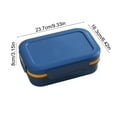 thumbnail image 2 of Bwiyojiz Home and Kitchen Stackable Bento Lunch Box for Adults Teens Thickened Leak-Proof Storage with Matching Utensils Sauces Containers, Gifts for Family, Blue, 2 of 7