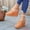 Orange, variant on Women Slide Sandals, Soft Bottom Open Toe Non-Slip Casual Summer Wedge Shoes Pink Size 7