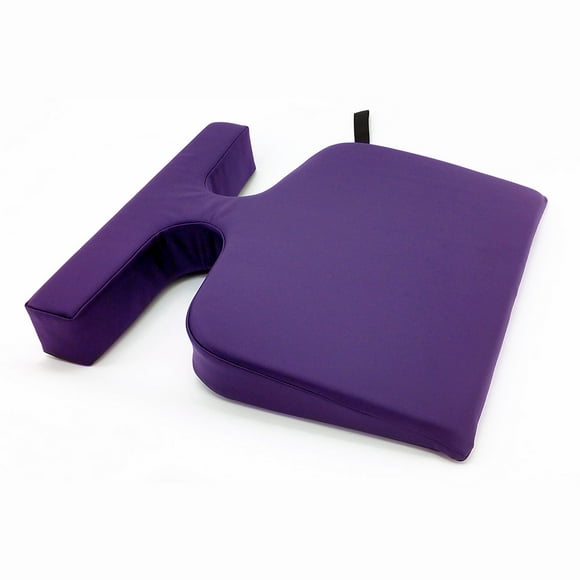 Royal Massage T-Wedge - Feminine Breast Bolster Pillow - Purple