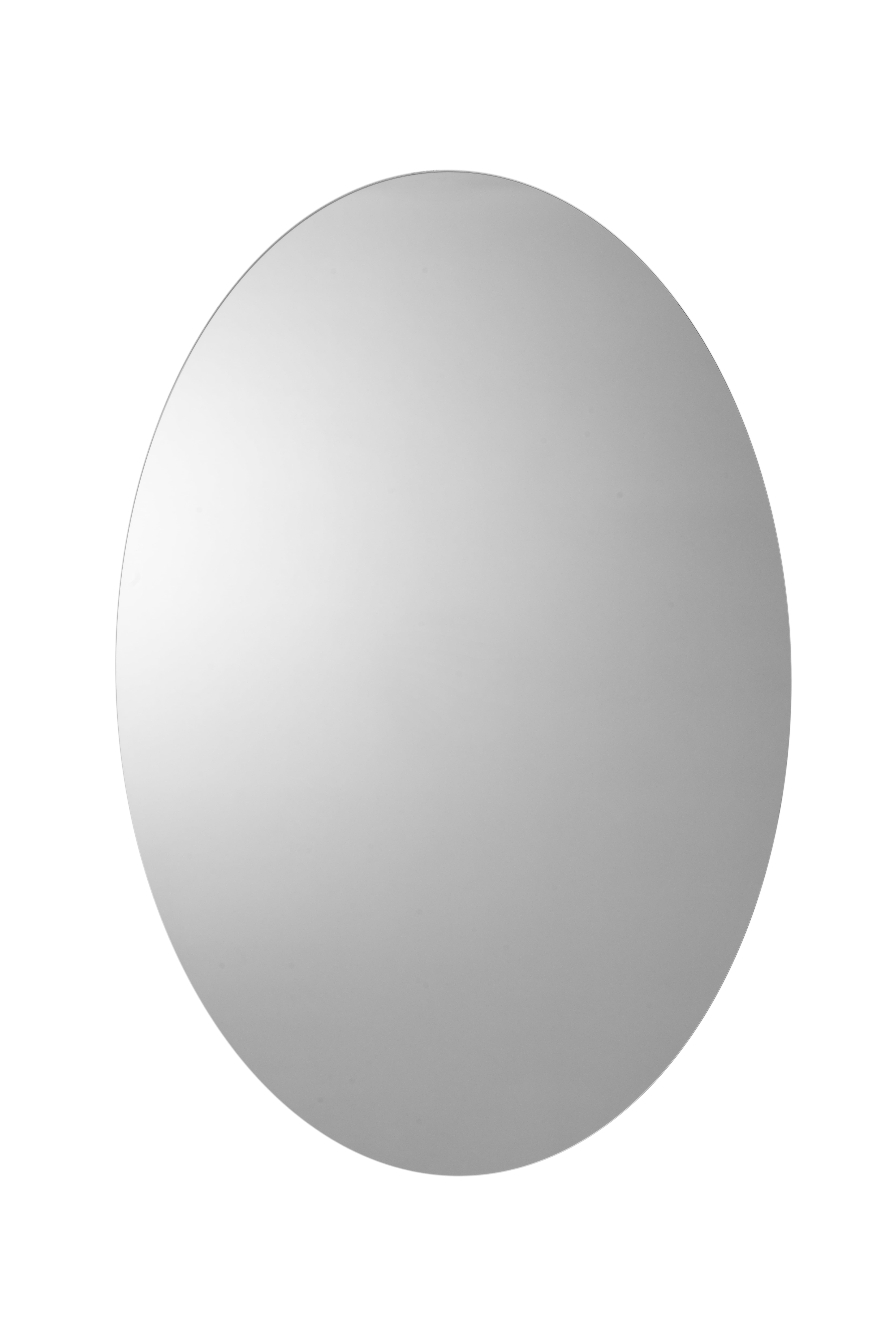 Croydex Davenport Aluminium Oval  Medicine Cabinet with Mirror in Silver (21X31in)