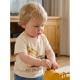 thumbnail image 4 of BemeyourBBs Kids Toddler Baby Boy Big Brother Outfits Excavator T-shirt Short Sleeve Crew Neck Engineering Car Letters Print Summer Pullover Tee Tops Clothes, 4 of 9
