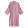 thumbnail image 2 of Kureaily Japanese Couples Robe And Kimono Men's Large Size Lace Up Hanbok Yukata Sweating Clothes Short Sleeve Sleepwear, 2 of 9