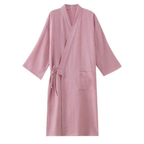 Japanese Style Couples Robe and Kimono Large Size Hanbok Yukata Sweating Garment for Men Loungewear