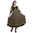 thumbnail image 1 of Bimba Classic Printed Indian Kurtis Tunic Long Anarkali Dress For Women, 1 of 5