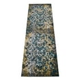 thumbnail image 5 of RUGSOTIC CARPETS MACHINE MADE HEATSET POLYPROPYLENE AREA RUGS - 3'2''x10', Runner, Silver Blue, Abstract Modern Design, High Pile Machine Made Area Rugs for Living Room, Bed Room (MX0011), 5 of 5