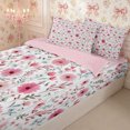 thumbnail image 2 of Manfei Rustic Wildflower Zipper Full Size Comforter Sets with Fitted Sheet and 2 Pillowcases,Cottagecore Blossom Zipper Bedding Set,Reversible, 2 of 7